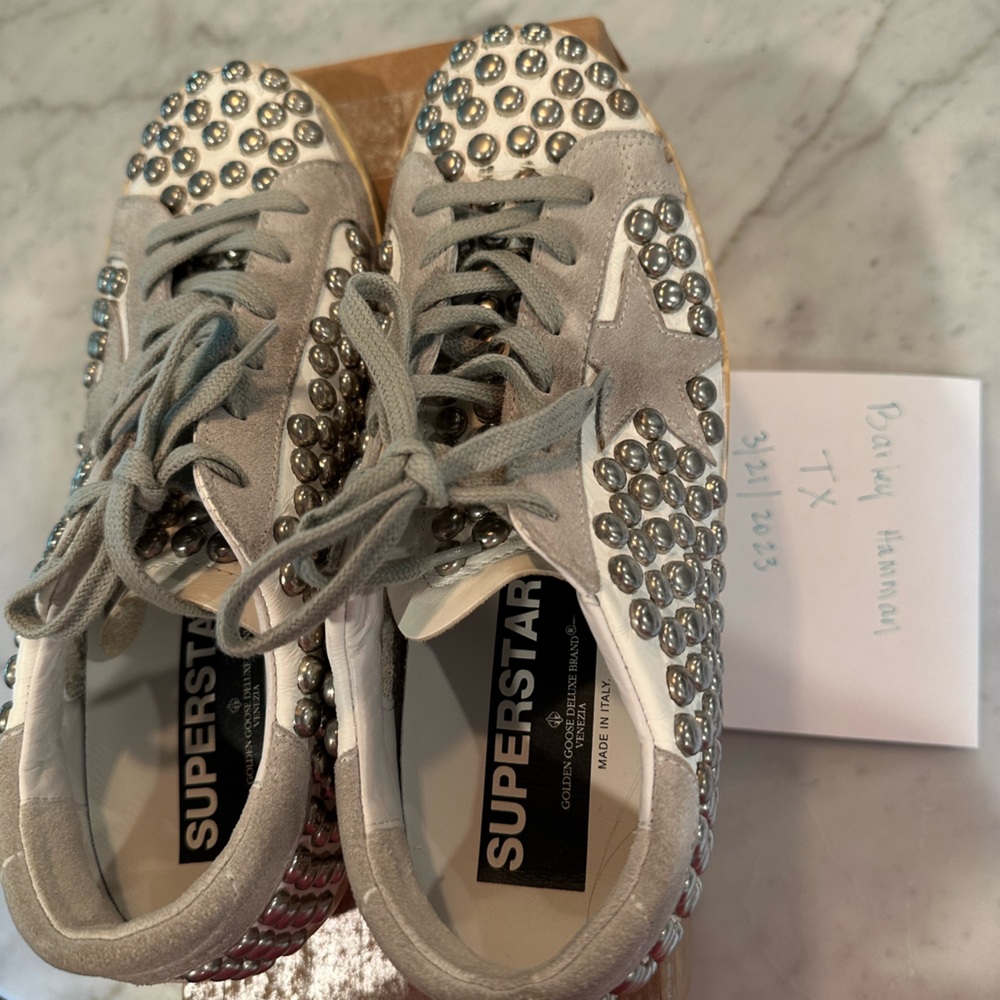 Golden Goose Studded Superstars